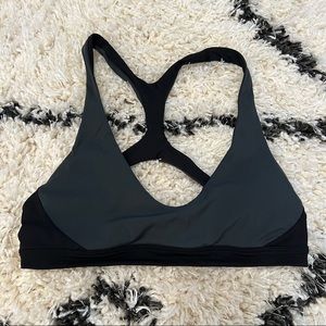 Lululemon Black/Grey Sports Bra